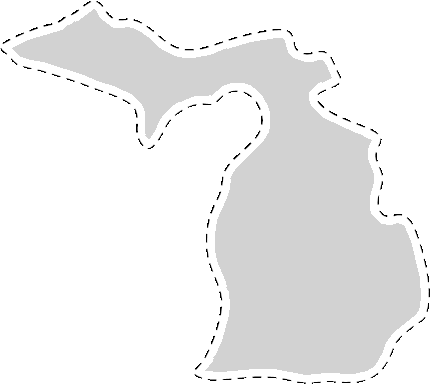 Michigan State Sticker