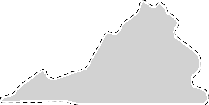 Virginia State Sticker