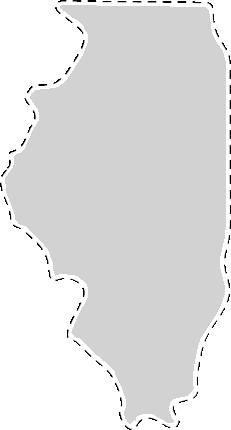 Illinois State Sticker