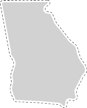 Georgia State Sticker