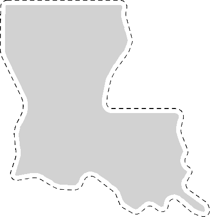 Louisiana State Sticker