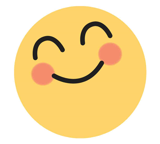 Blush Emoji Sticker