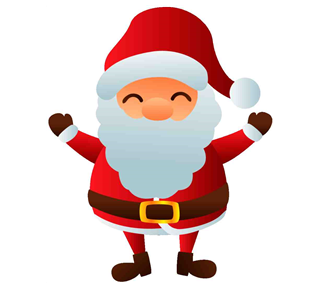 Christmas Santa Cheer Sticker