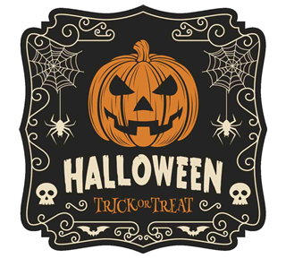 Halloween Trick Or Treat Sticker