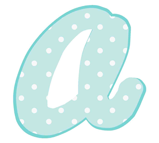 Letter A Sticker