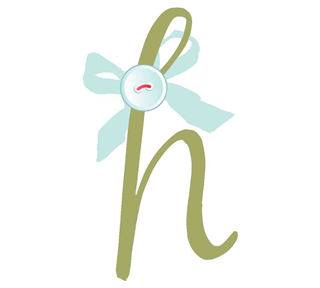 Letter H Sticker