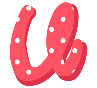 Letter U Sticker