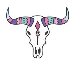 Animal Skull Sticker