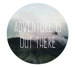 Adventure is Out There Sticker
