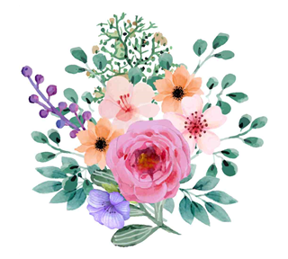 Mixed Flower Bouquet Sticker
