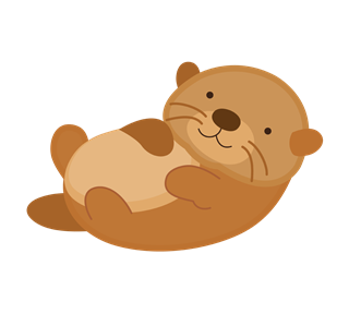 Cute Otter Sticker