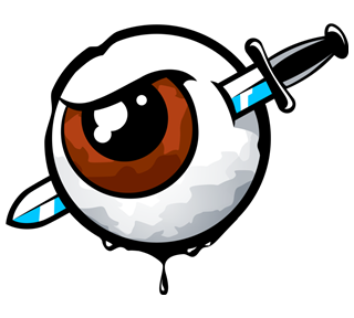 Sword Eye Ball Sticker