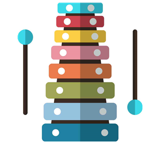 Xylophone Sticker