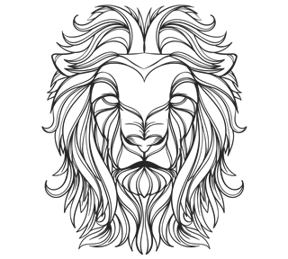 Zodiac Leo Lion Sticker