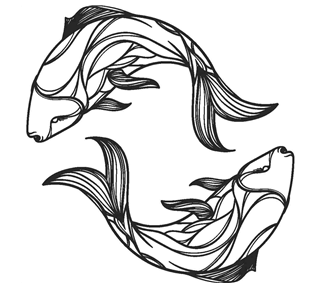 Zodiac Pisces Sticker