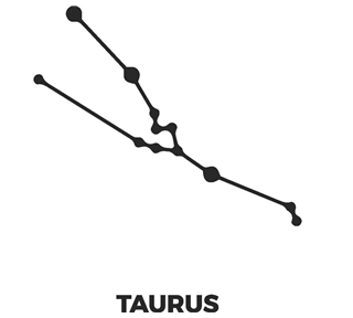 Zodiac Stars Taurus Sticker