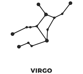 Zodiac Stars Virgo Sticker