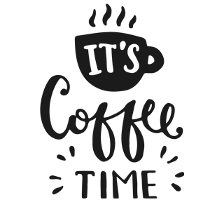 It's coffee time Sticker