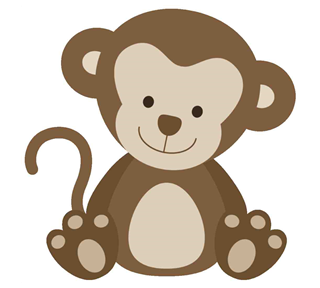 Monkey 1 Sticker