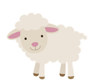 Cute Sheep Sticker