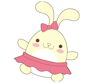 Cute Bunny Sticker