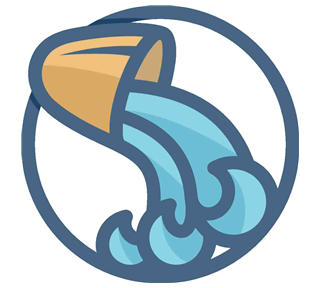 Horoscope Aquarius Sticker