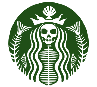 Green Scarebucks Sticker