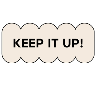 Bohemian Keep It Up Sticker