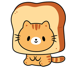 Pain Au Chat Sticker