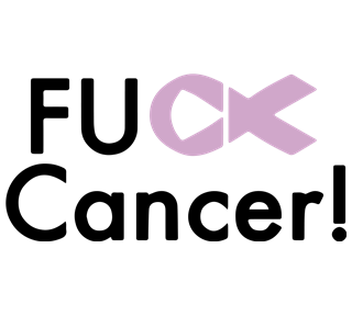 F U Cancer Sticker