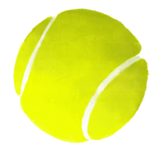 Tennis Ball Sticker