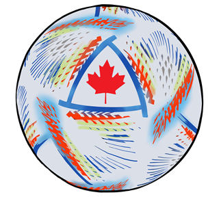 Qatar Ball Sticker