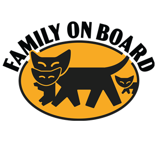 Family Cat On Board Sticker
