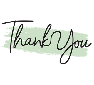 Thank You Paint Swipe Sticker