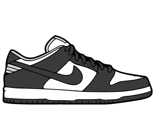 Panda Dunks Sticker