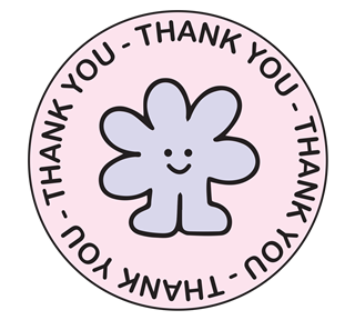 Thank You Bunch Sticker