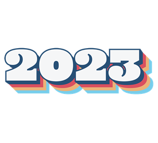 Psychedelic Rainbow 2023 Sticker