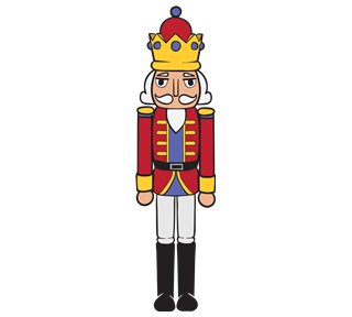 Red Nutcracker Sticker