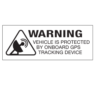 GPS Tracking Device Sticker
