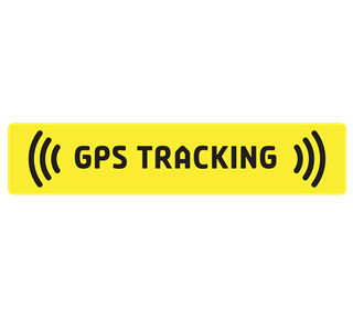 GPS Tracking Wide Sticker