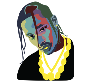 Cody Banks Travis Scott Sticker