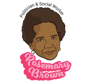 Rosemary Brown Sticker
