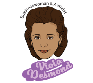 Viola Desmond Sticker