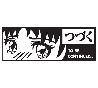 To Be Continued Eyes Sticker