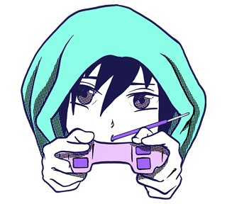 Hooded Gamer 2 Sticker