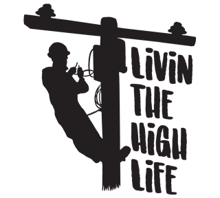 Livin The High Life Sticker
