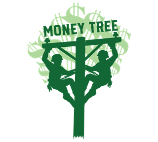 Money Tree Sticker