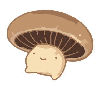 Kawaii Portabello Sticker
