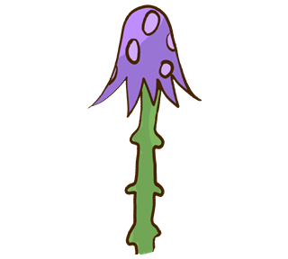 Purple Mushroom Sticker