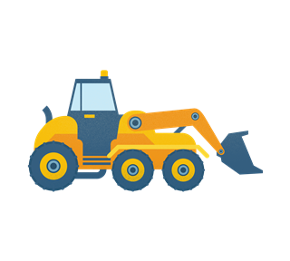 Front Loader Sticker